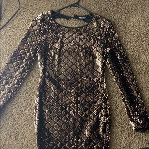 Sequin mini dress
